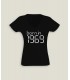 T-Shirt Vrouw V-Hals Born in 2000