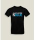 T-Shirt Man Round Neck Manchester is Blue