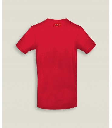 T-Shirt Man Round Neck Manchester is Red