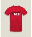 T-Shirt Man Round Neck Manchester is Red