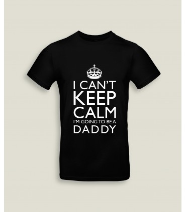 T-Shirt Man Round Neck Keep Calm Daddy
