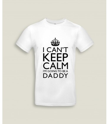 T-Shirt Homme Col Rond Keep Calm Daddy