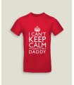 T-Shirt Man Ronde kraag Keep Calm Daddy