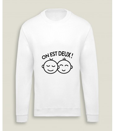 SweatShirt M/F On Est Deux