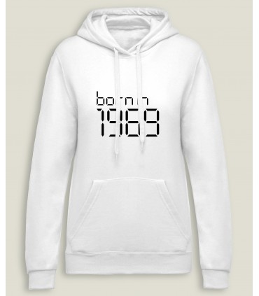 CapuchonSweatshirt Vrouw Born In...