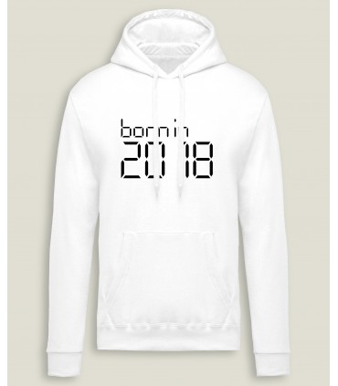 CapuchonSweatshirt Man Born In...