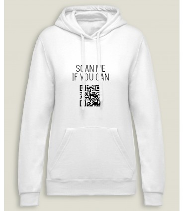 Sweatshirt Capuche Femme Scan Me
