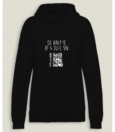 CapuchonSweatshirt Vrouw Scan Me