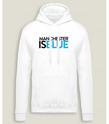 CapuchonSweatshirt Man Manchester is Blue