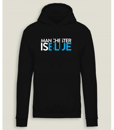 CapuchonSweatshirt Man Manchester is Blue