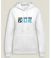 Sweatshirt Capuche Femme Manchester is Blue