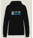 Sweatshirt Capuche Femme Manchester is Blue