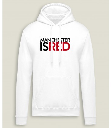 CapuchonSweatshirt Man Manchester is Red