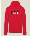 Sweatshirt Capuche Homme Manchester is Red