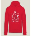 CapuchonSweatshirt Man Keep Calm Daddy