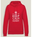 Sweatshirt Capuche Femme Keep Calm Mommy