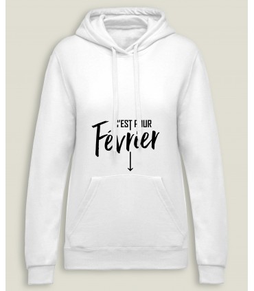 CapuchonSweatshirt Vrouw C'est pour...