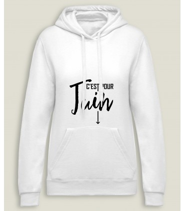 Hooded SweatShirt Women C'est pour...