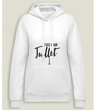 CapuchonSweatshirt Vrouw C'est pour...