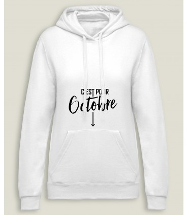 CapuchonSweatshirt Vrouw C'est pour...