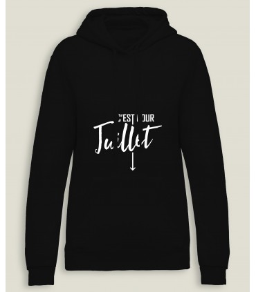 Sweatshirt Capuche Femme C'est pour...