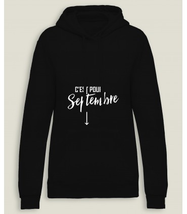 Sweatshirt Capuche Femme C'est pour...