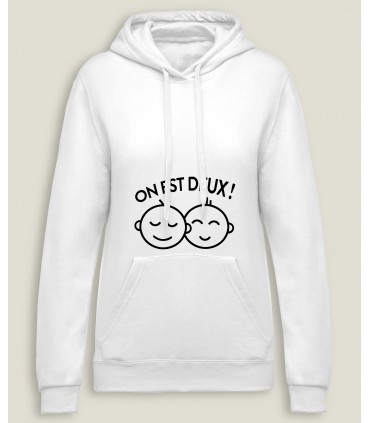 Hooded SweatShirt Women On Est Deux