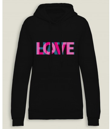 CapuchonSweatshirt Vrouw  Love-Hate