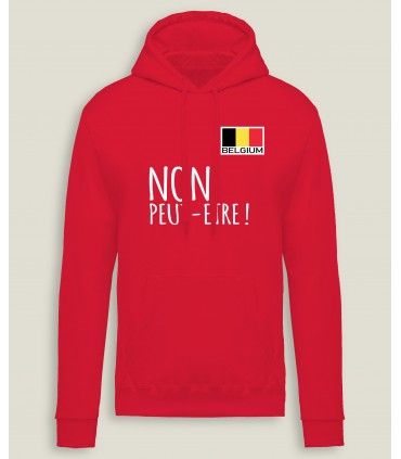 Sweatshirt Capuche Homme Belgium Non Peut-Etre