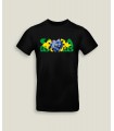T-shirt Zwart Kev Samba Les Couilles