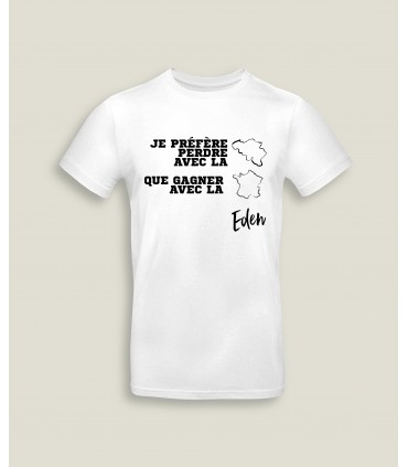 T-shirt Préfère perdre avec la Belgique