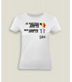 Dame T-shirt color Préfère perdre avec la Belgique