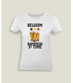 T-shirt Dame Belgium champion 3è mi-temps