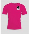 Running T-Shirt Men + Logo or Name - PABE438-Fuchsia