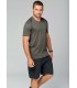 Running T-Shirt Homme + Logo ou Nom - PABE438-BleuMarine