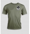 Running T-Shirt Man + Logo of Naam - PABE438-Olive