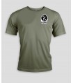 Running T-Shirt Men + Logo or Name - PABE438-Olive