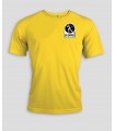 Running T-Shirt Men + Logo or Name - PABE438-TrueYellow
