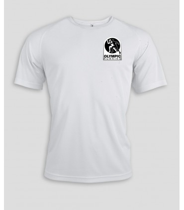 Running T-Shirt Homme + Logo ou Nom - PABE438-Blanc