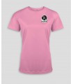 Sport T-Shirt Ladies + Logo or Name - PABE439-DarkPink