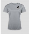 Sport T-Shirt Ladies + Logo or Name - PABE439-Grey