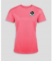Sport T-Shirt Dames + Logo of Naam - PABE439-FluoPink