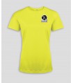 Sport T-Shirt Dames + Logo of Naam - PABE439-FluoGeel