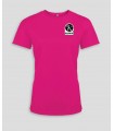 Sport T-Shirt Dames + Logo of Naam - PABE439-Fuchsia