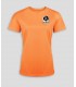 T-Shirt sport Dame + Logo ou Nom - PABE439-Orange