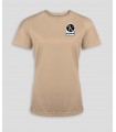 Sport T-Shirt Dames + Logo of Naam - PABE439-Zand