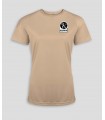 Sport T-Shirt Ladies + Logo or Name - PABE439-Sand