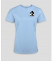 Sport T-Shirt Ladies + Logo or Name - PABE439-SkyBlue