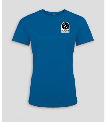 Sport T-Shirt Dames + Logo of Naam - PABE439-RoyalBlue