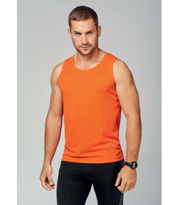 Sport Men Vest + Logo or Name - PABE441